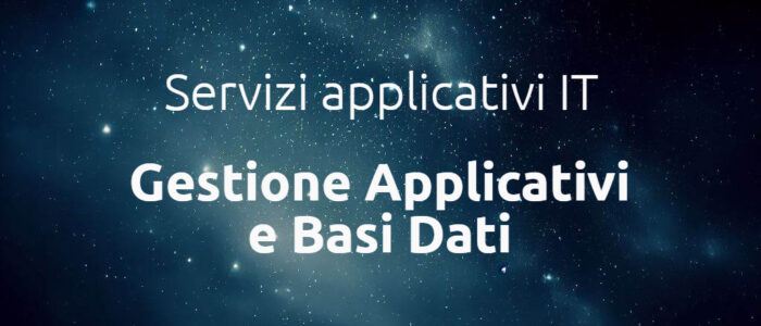 gestione applicativi e basi dati